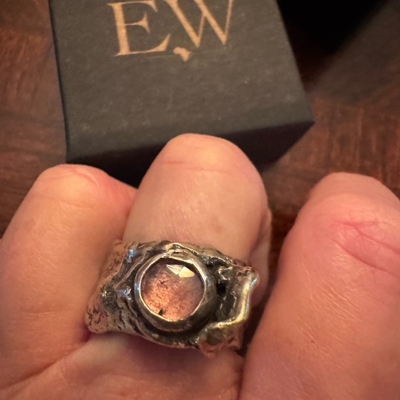 Artisan Jewelry - Sterling Silver and Pink Tourmaline Ring